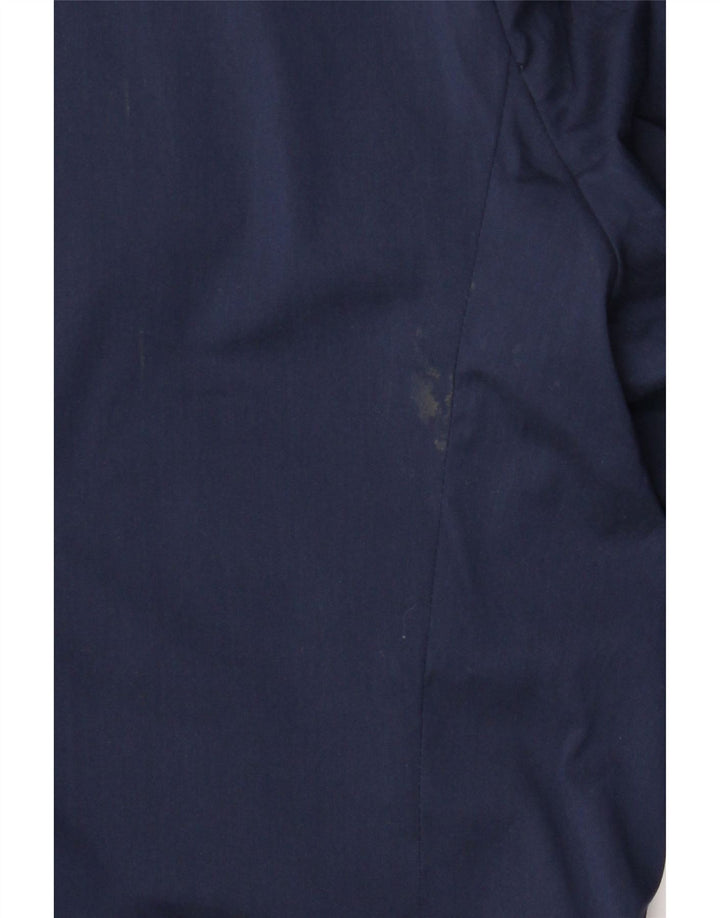 Zara Herren-Blazer mit 2 Knöpfen, EU 54, XL, Marineblau, Baumwolle