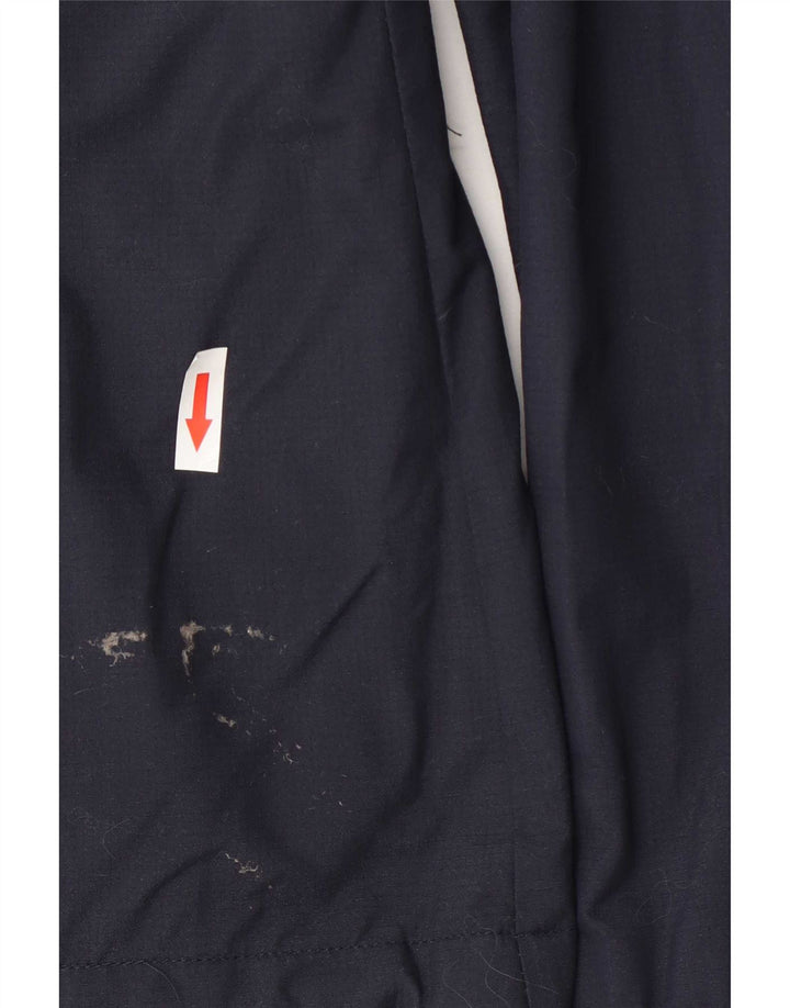 Superdry Damen Regenjacke UK 14 Medium Marineblau Nylon