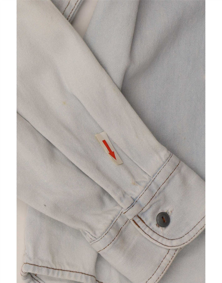 Uniform Herren-Jeanshemd, Größe L, Blau