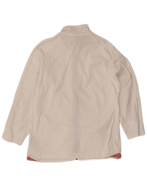 Diadora Damen-Trainingsanzug-Top-Jacke, UK 18, XL, weiße Baumwolle