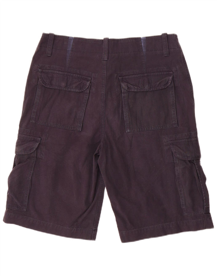 TOMMY HILFIGER Herren Cargo Shorts W32 Medium Marineblau Baumwolle