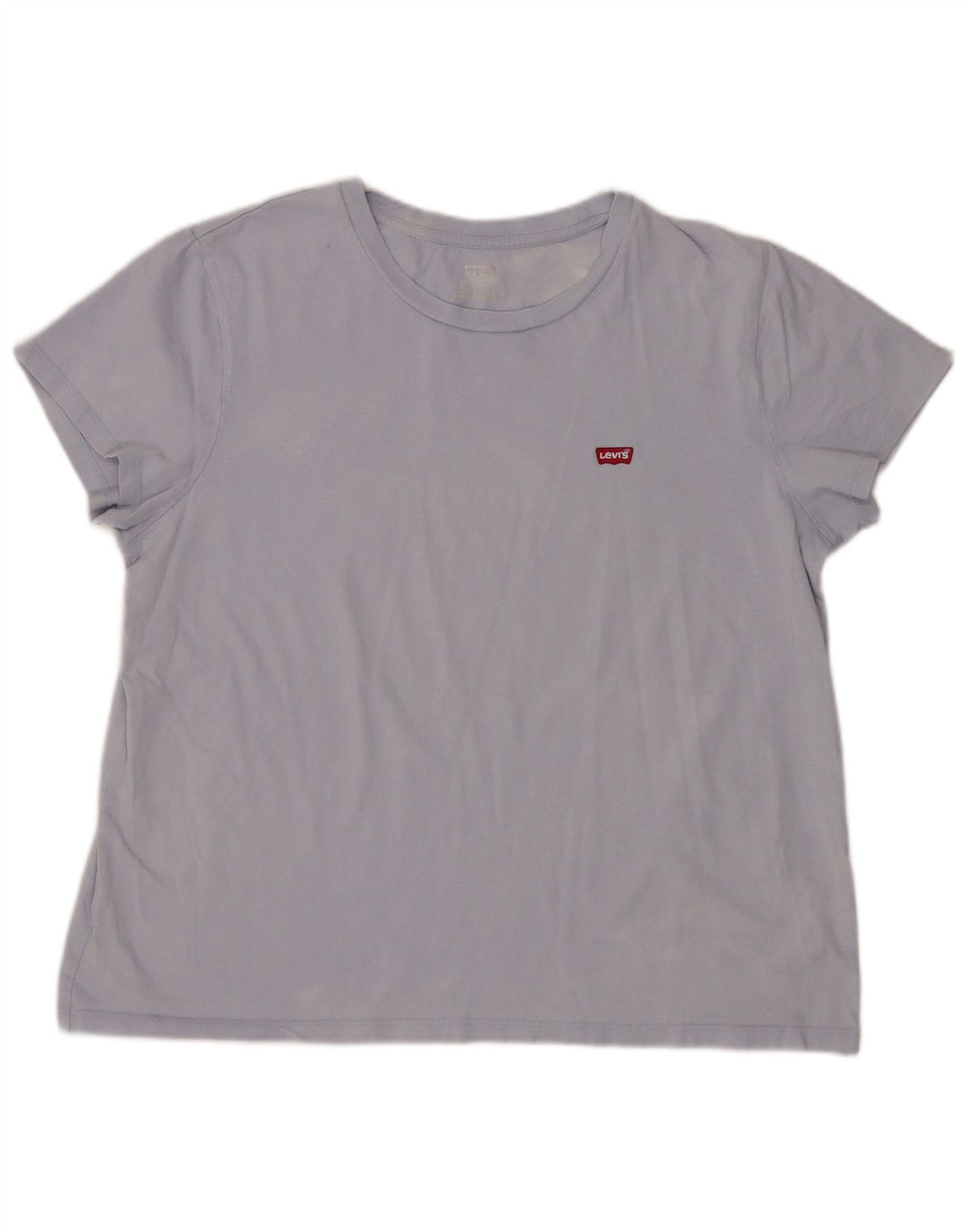 Levi's Damen T-Shirt Top UK 16 Large Blau Baumwolle