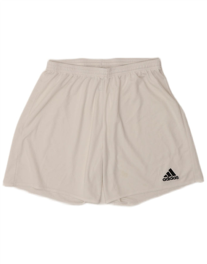 ADIDAS Mens Sport Shorts Large  White Polyester