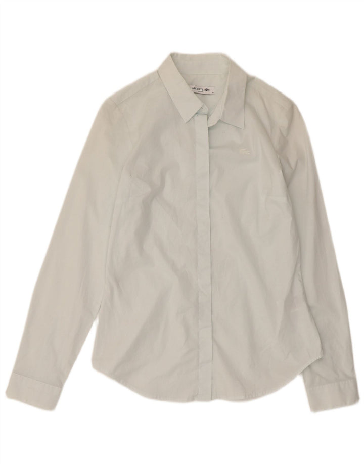 Lacoste Damen-Slim-Fit-Hemd, Größe 36, kleine grüne Baumwolle