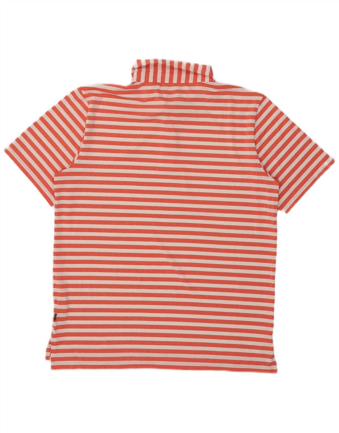 Calvin Klein Herren Golf-Poloshirt Mittelorange gestreift aus Polyester