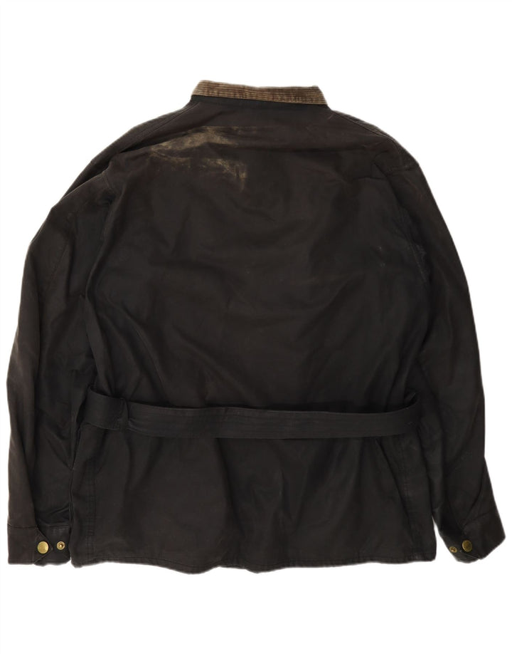 Barbour Herrenjacke aus gewachster Baumwolle, Größe 44, Braun