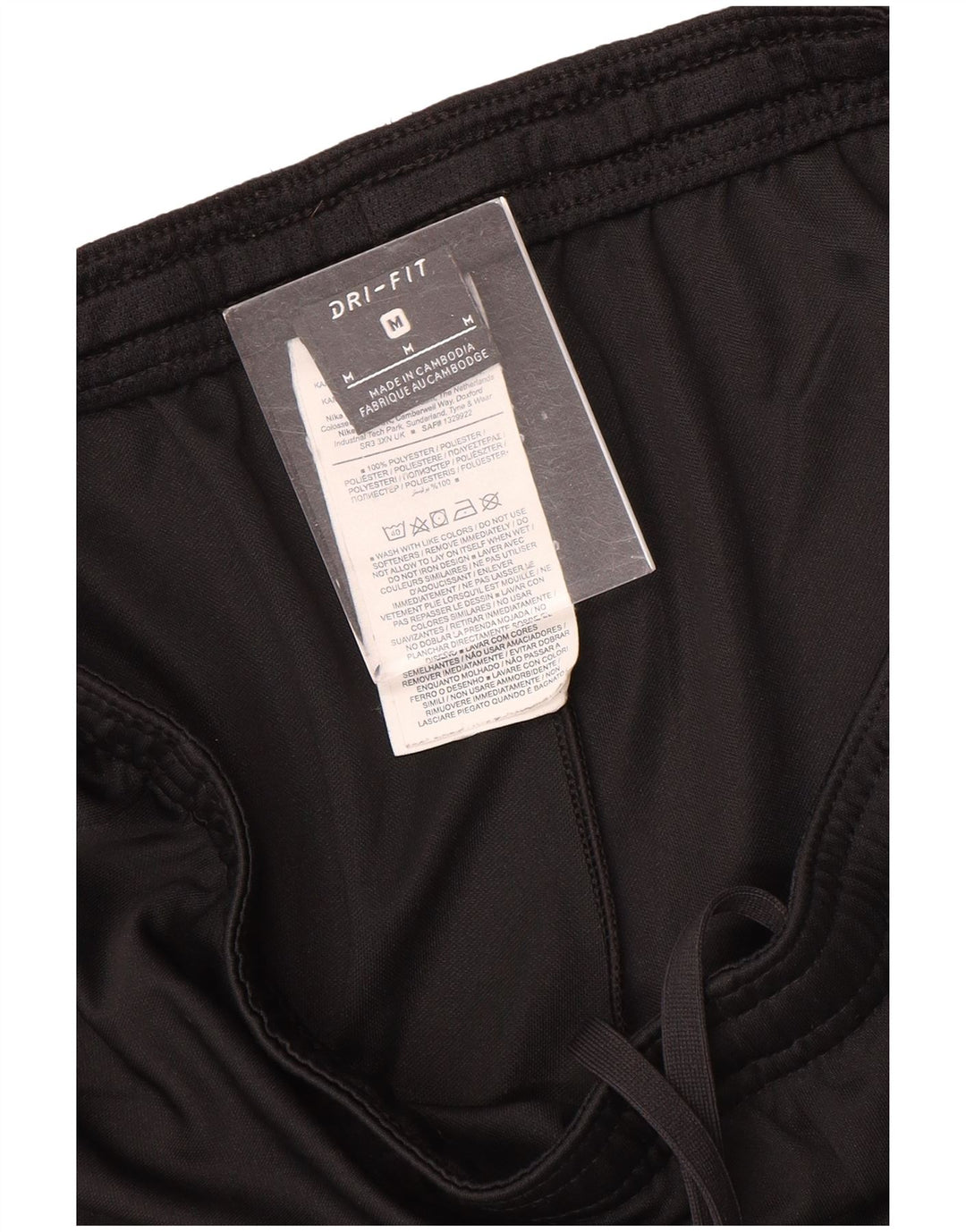 Nike Herren Dri Fit Sportshorts Mittelschwarzes Colourblock-Polyester