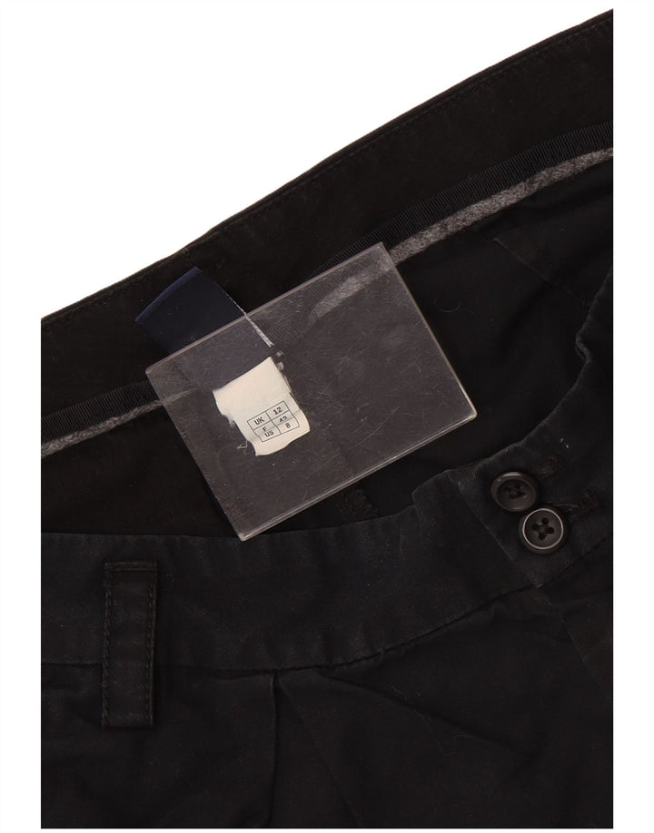 Gap Damen Chinoshorts UK 12 Medium W32 Schwarze Baumwolle