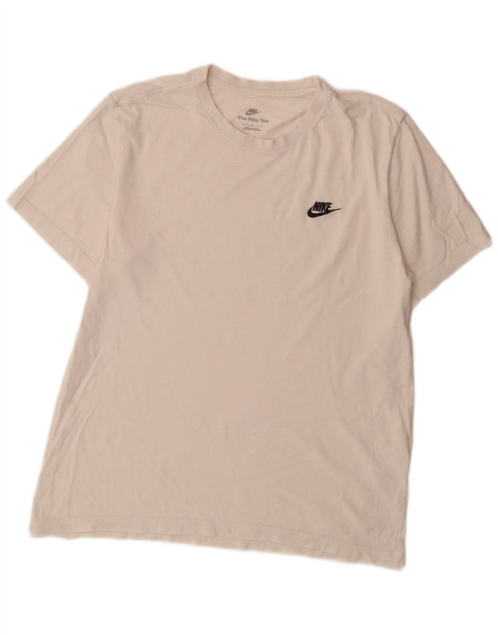 Nike Herren T-Shirt Top Große weiße Baumwolle