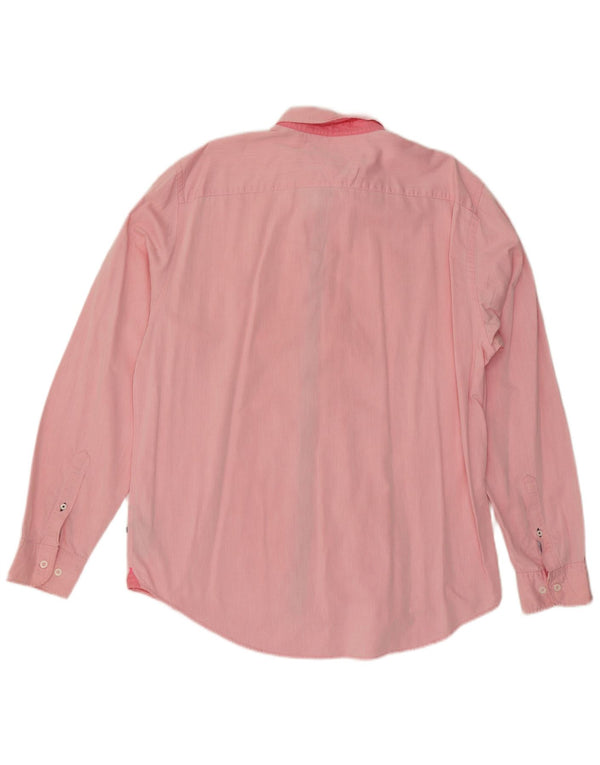 Tommy Hilfiger Herren New York Fit Hemd 2XL rosa Baumwolle