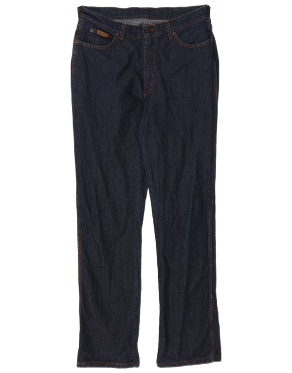 Wrangler Damen Paula Straight Jeans US 16 2XL W32 L32 Marineblaue Baumwolle