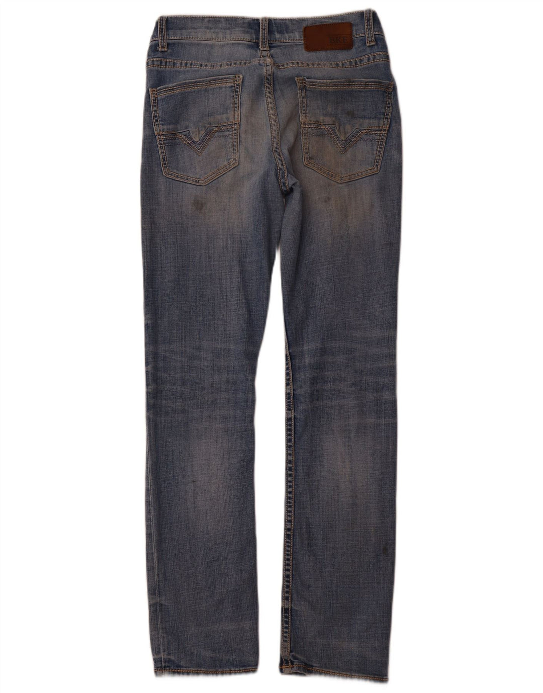 BKE Damen Alec Straight Jeans W31 L31 Blaue Baumwolle