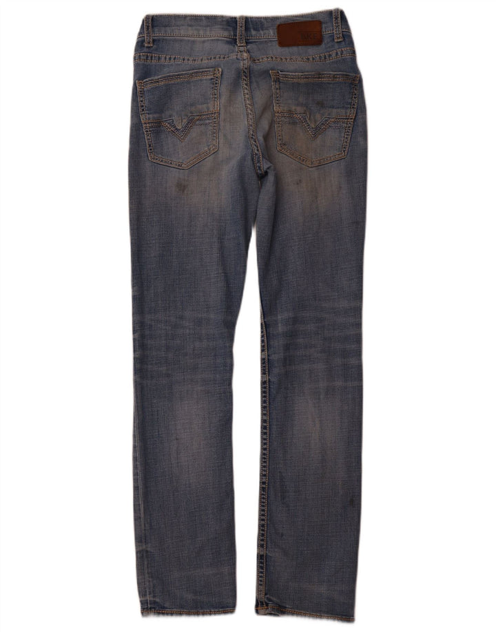 BKE Damen Alec Straight Jeans W31 L31 Blaue Baumwolle