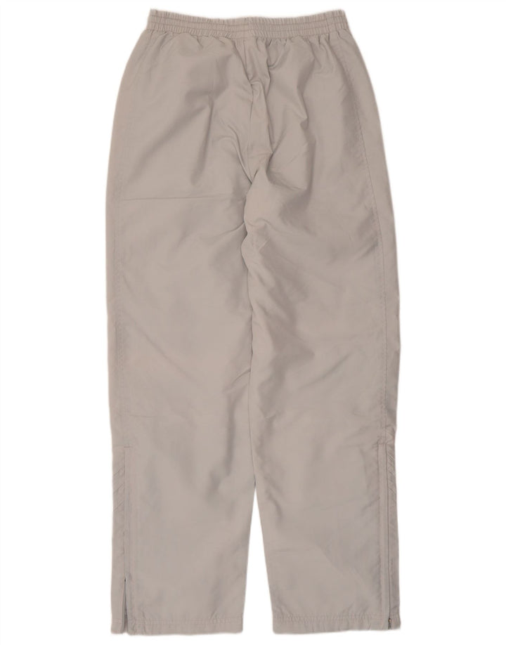Adidas Damen Trainingshose UK 12 Mittelgraues Polyester
