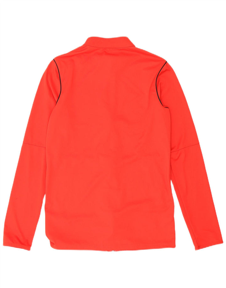 Nike Damen Dri Fit Trainingsanzug Top Jacke UK 10 Small Rot Polyester