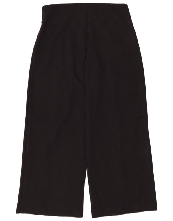 Marks & Spencer Damen Kurze Freizeithose UK 12 Medium W30 L27 Schwarz