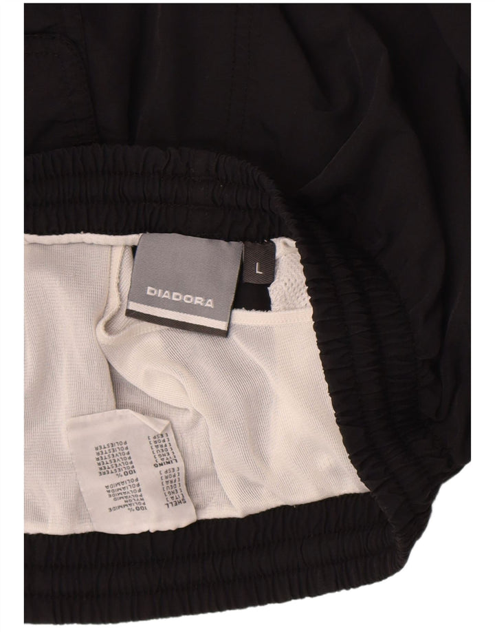 Diadora Herren-Badeshorts, groß, schwarzes Polyamid