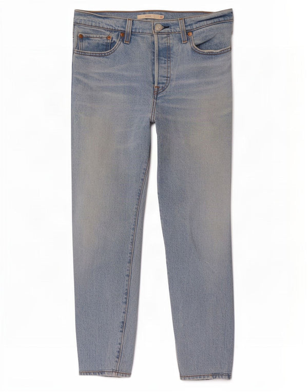 Levi's Damen Wedgie Slim Jeans W29 L26 Blaue Baumwolle