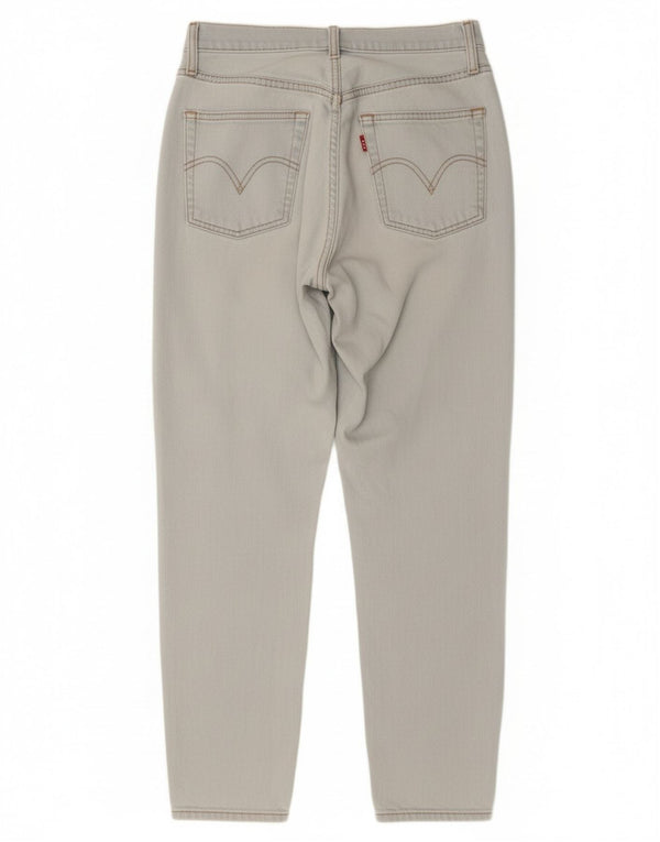 Levi's Damen High Waist Tapered Jeans W27 L27 Blaue Baumwolle