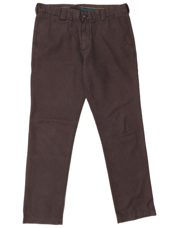 Ellesse Herren gerade Chinohose IT 54 2XL W36 L33 schwarze Baumwolle