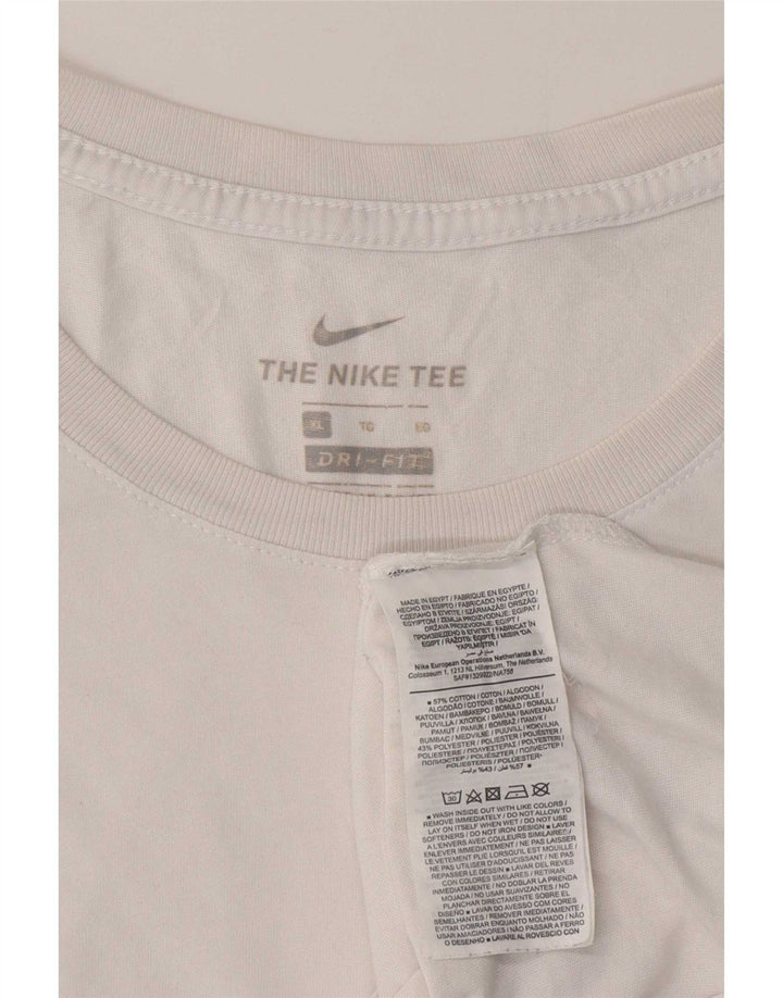 Nike Herren T-Shirt Top XL Weiße Baumwolle