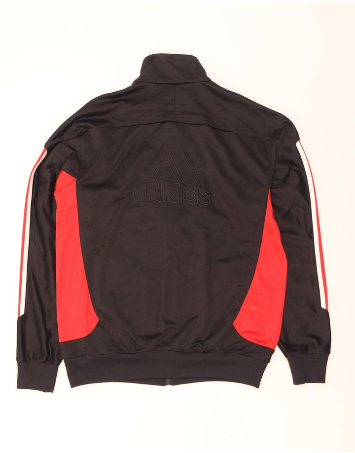 Adidas Herren-Trainingsanzugoberteil, UK-Größe 40/42, Mittelschwarz, Farbblock