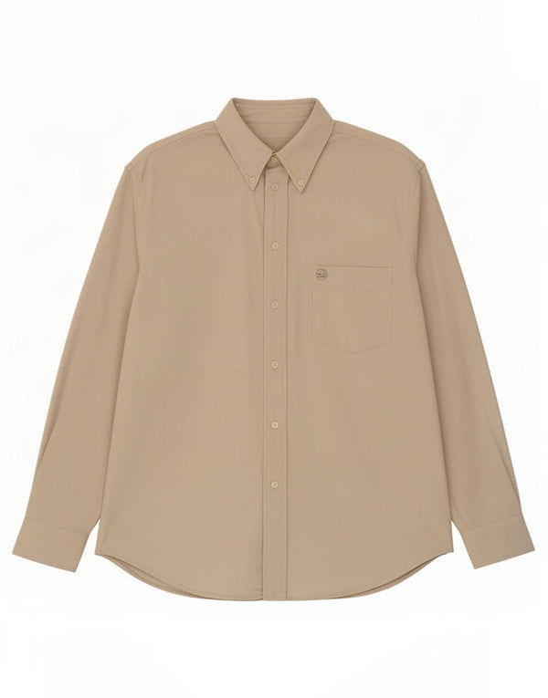 Murphy & Nye Herren-Sailmakers-Hemd, Größe L, Beige, Baumwolle