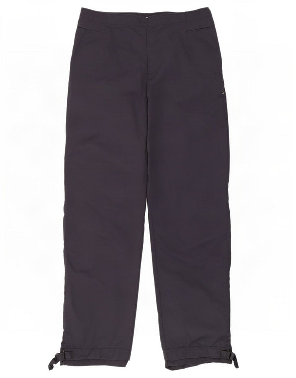 Adidas Damen Straight Casual Hose UK 12 Medium W30 L30 Marineblau