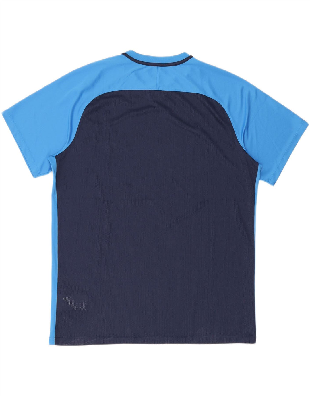 Nike Herren Dri Fit T-Shirt Top 2XL Marineblau Colourblock Polyester