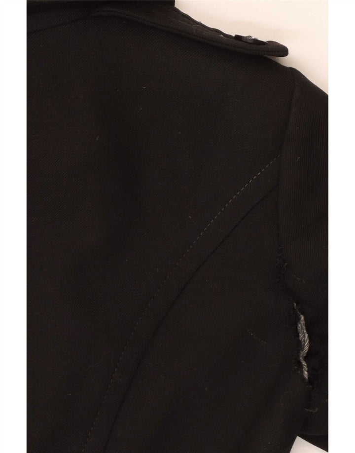 Reiss Damen 5-Knopf-Blazerjacke UK 8 Small Schwarz Polyester