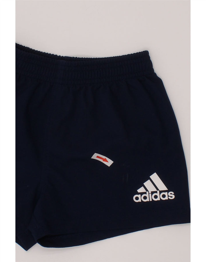 ADIDAS Leinster Rugby-Sportshorts für Jungen, 5–6 Jahre, marineblaues Polyester