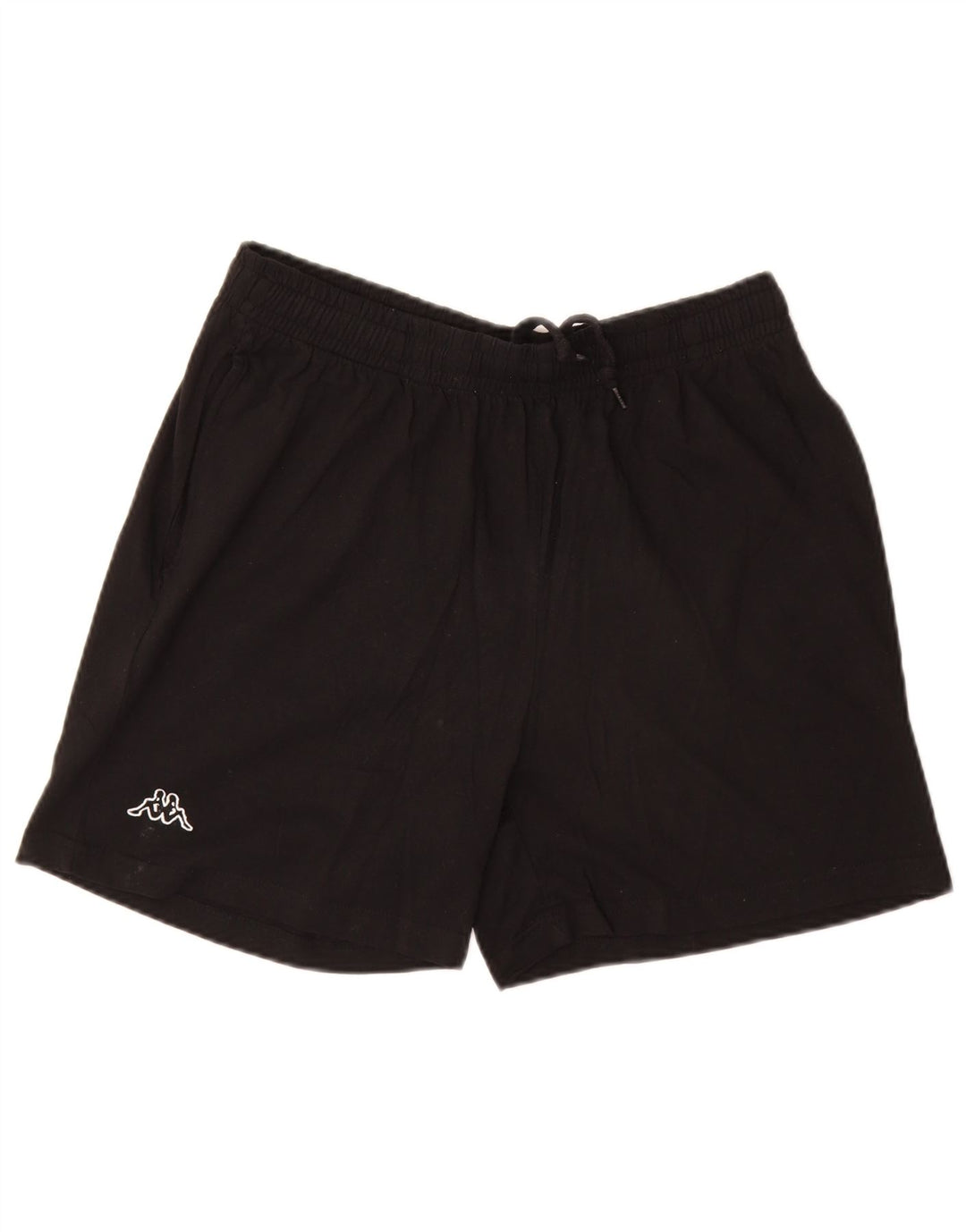 Kappa Herren-Sportshorts, große schwarze Baumwolle