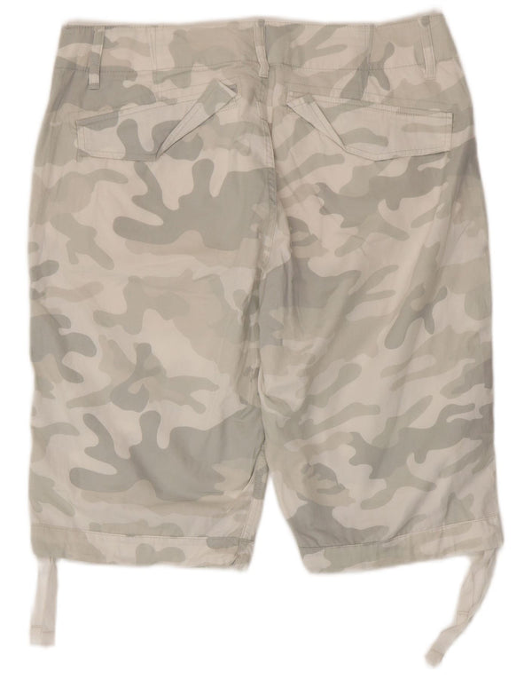 G-Star Herren Cargoshorts W33 Mittelgraue Camouflage-Baumwolle