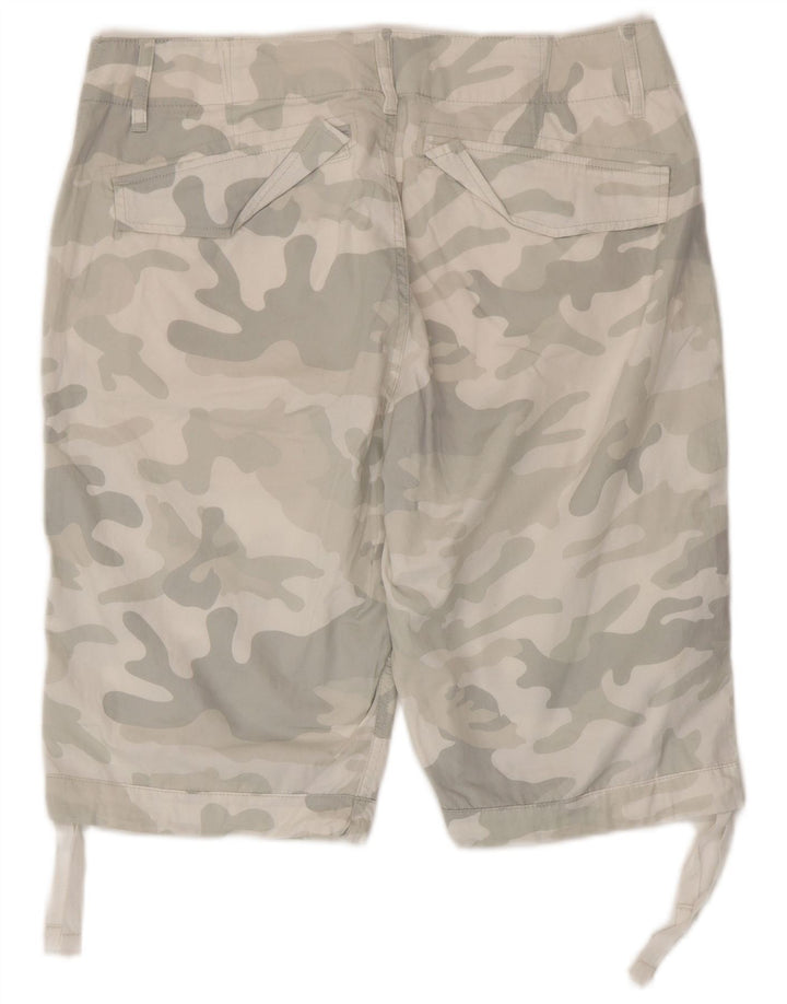 G-Star Herren Cargoshorts W33 Mittelgraue Camouflage-Baumwolle