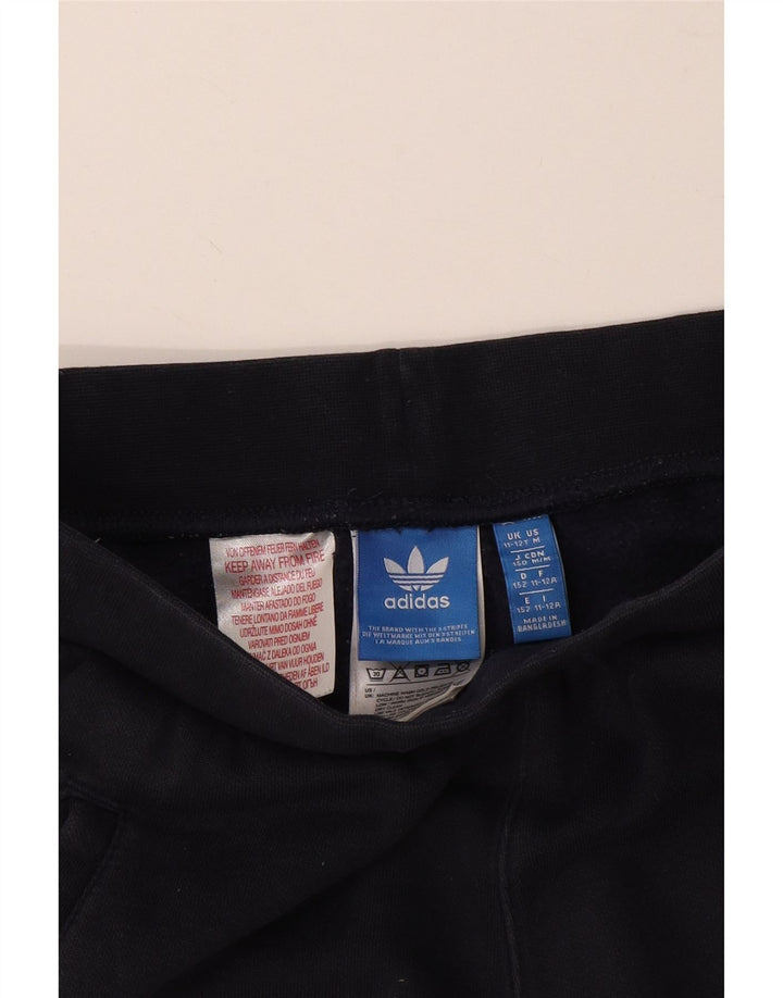 ADIDAS Sportshorts für Jungen, 11–12 Jahre, marineblaue Baumwolle