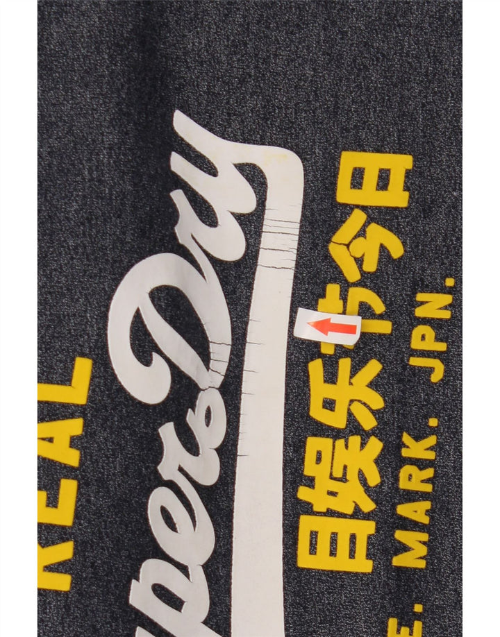 Superdry Herren-Kapuzenpullover mit Grafik, Größe S, Blau, Baumwolle