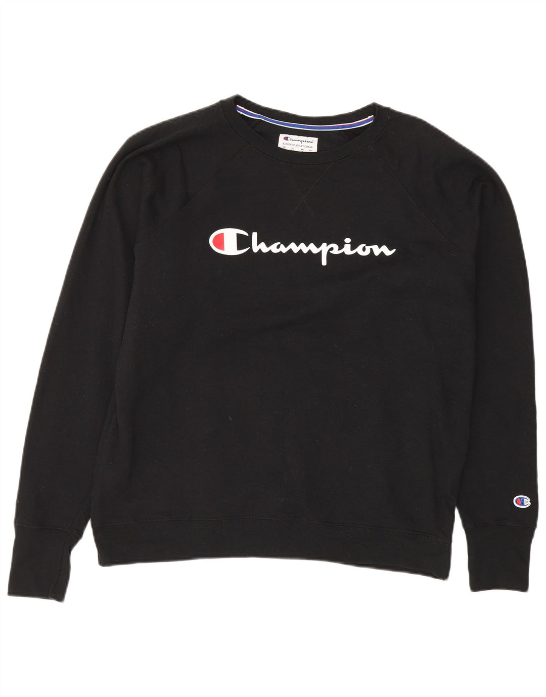 CHAMPION Damen-Sweatshirt in Übergröße mit Grafik, UK 18, XL, Schwarz