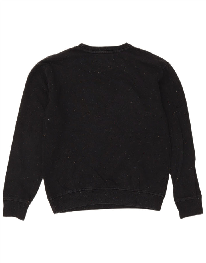 Zara Herren-Sweatshirt-Pullover, klein, schwarz gefleckt