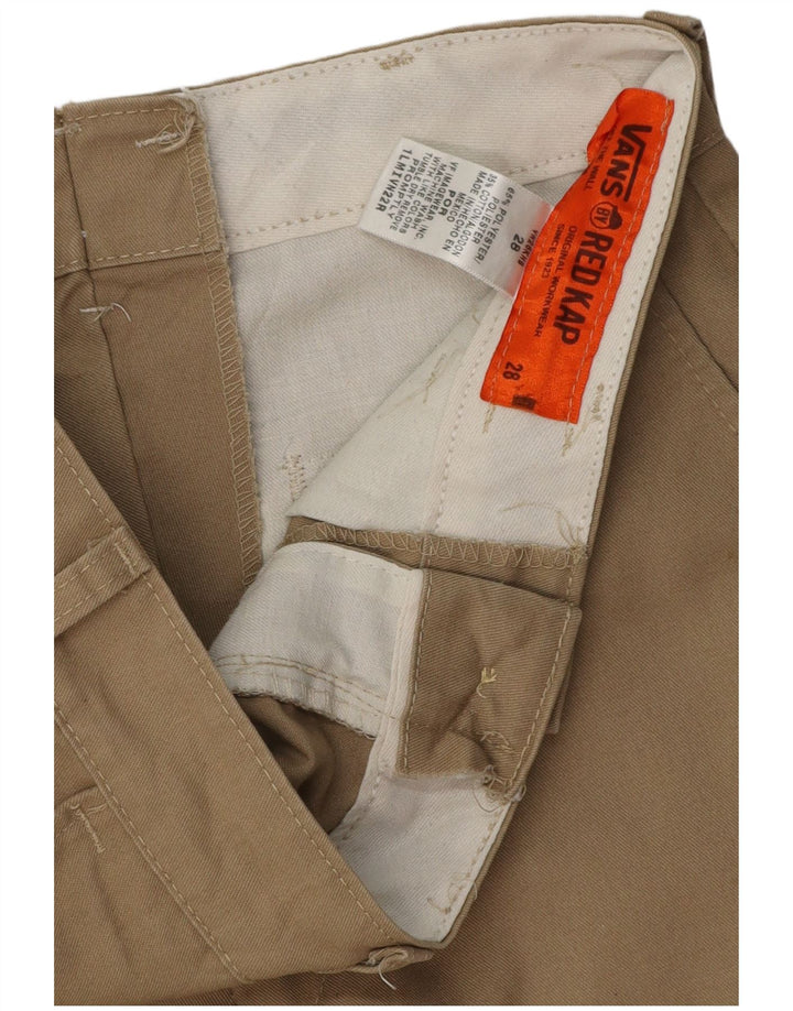 Vans Herren Red Kap Chino Shorts W28 Small Khaki Polyester