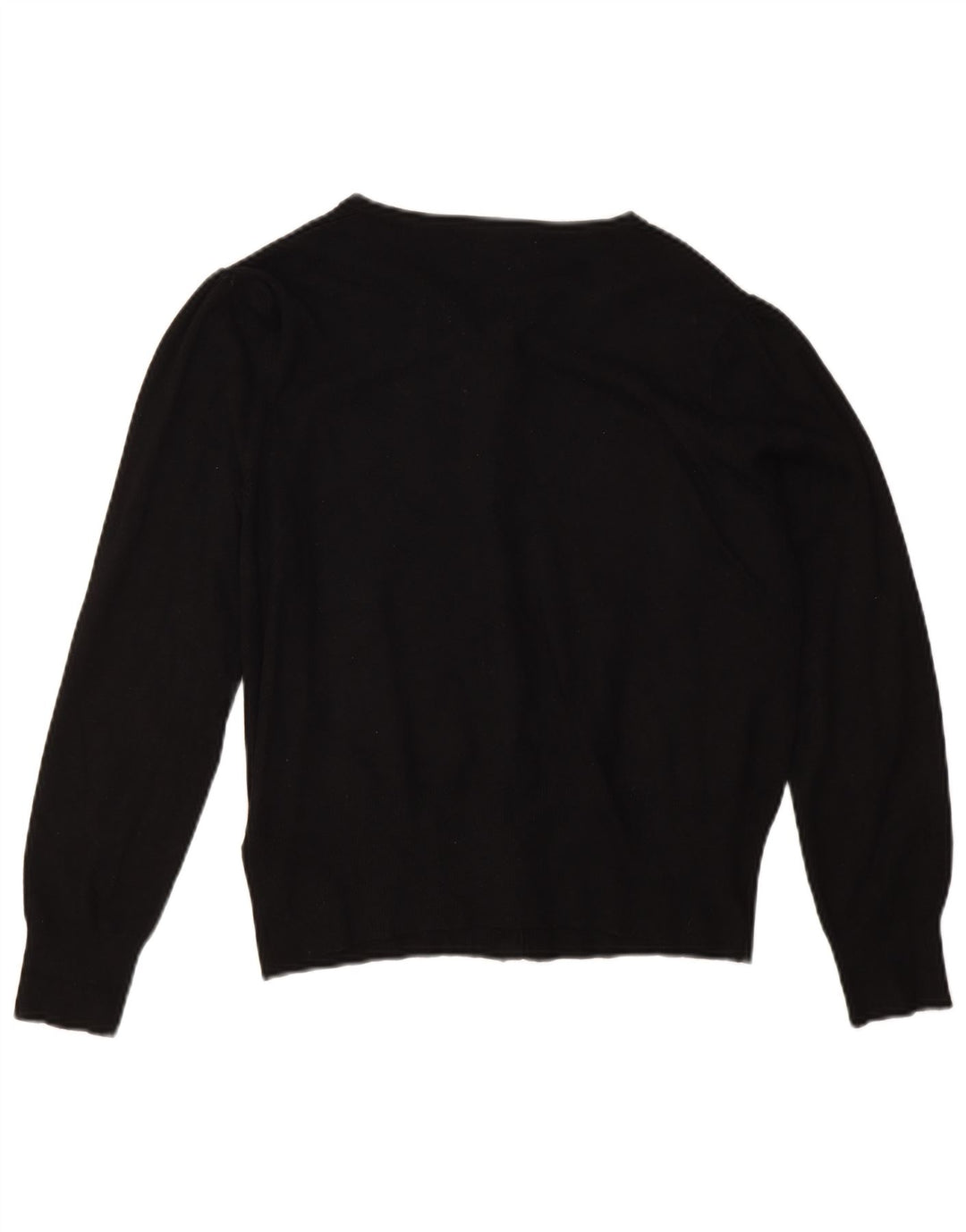 Marks & Spencer Damen-Cardigan-Pullover UK 14 Große schwarze Viskose