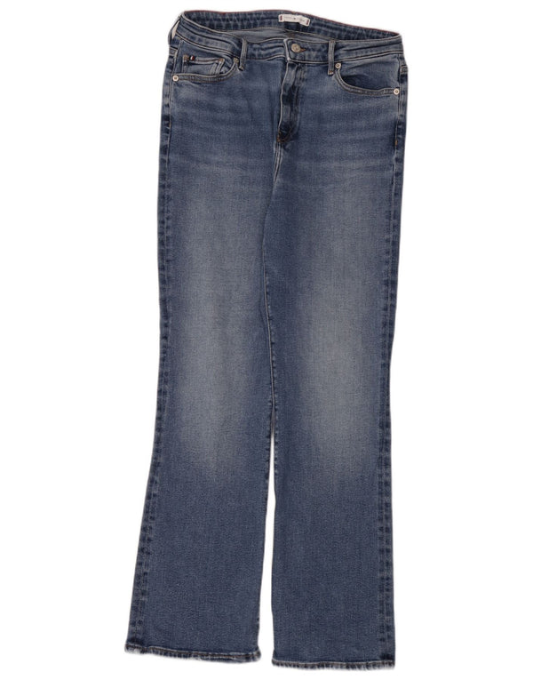 Tommy Hilfiger Damen Bootcut Jeans W32 L30 Blau
