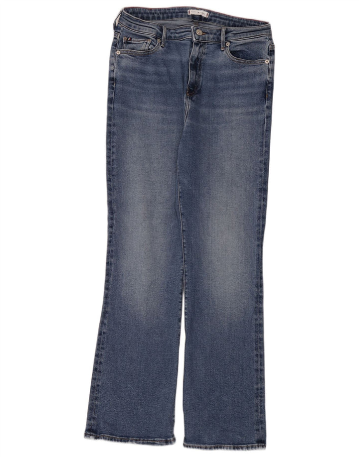 Tommy Hilfiger Damen Bootcut Jeans W32 L30 Blau