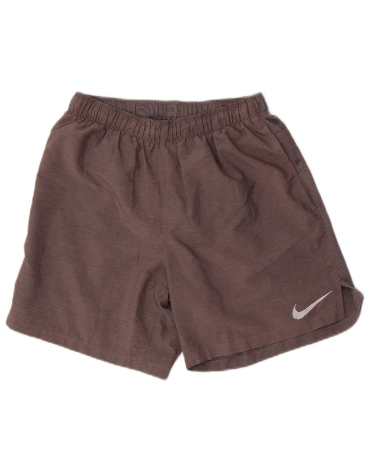 Nike Herren Dri Fit Sportshorts Mittelgraues Polyester