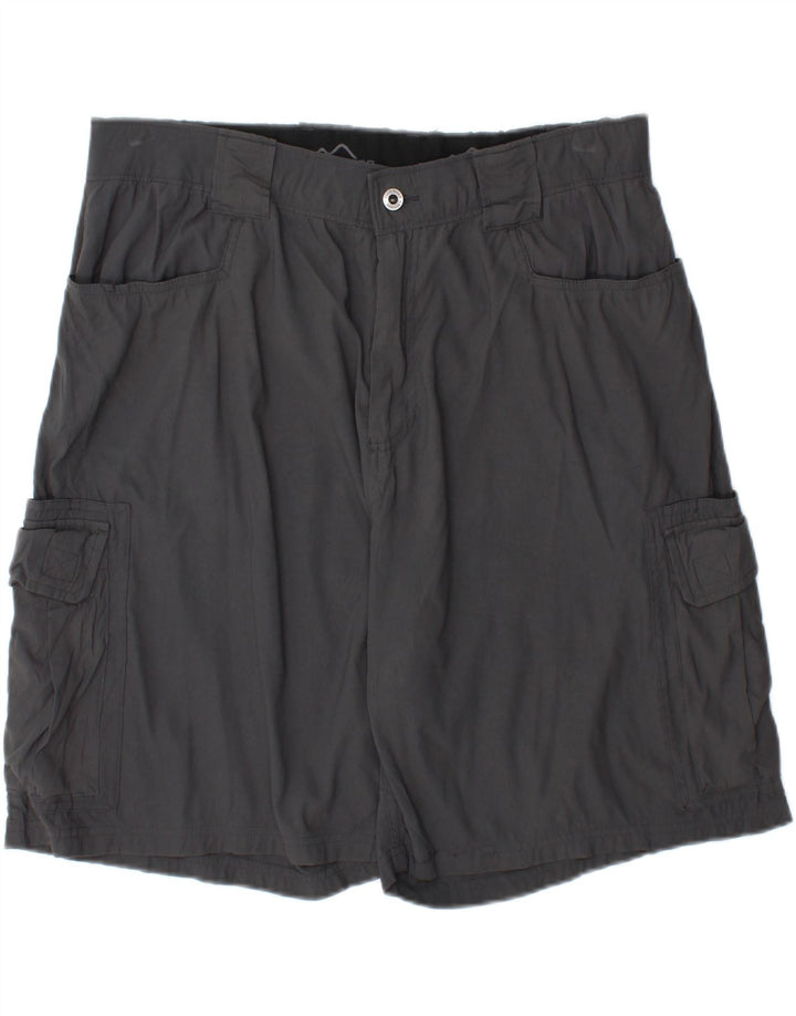 EDDIE BAUER Mens Cargo Shorts W36 Large Grey Nylon Vintage Eddie Bauer and Second-Hand Eddie Bauer from Messina Hembry 