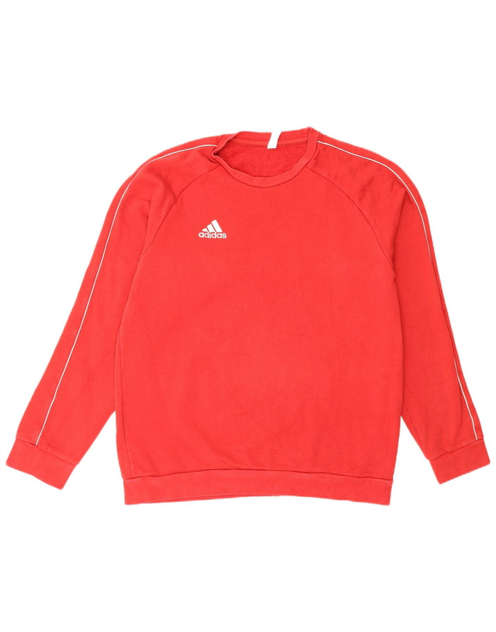 Adidas Herren Sweatshirt Pullover große rote Baumwolle