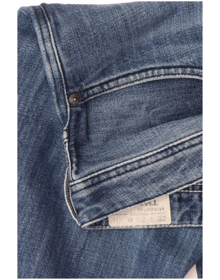 Diesel Herren Slim Jeans W32 L32 Blaue Baumwolle