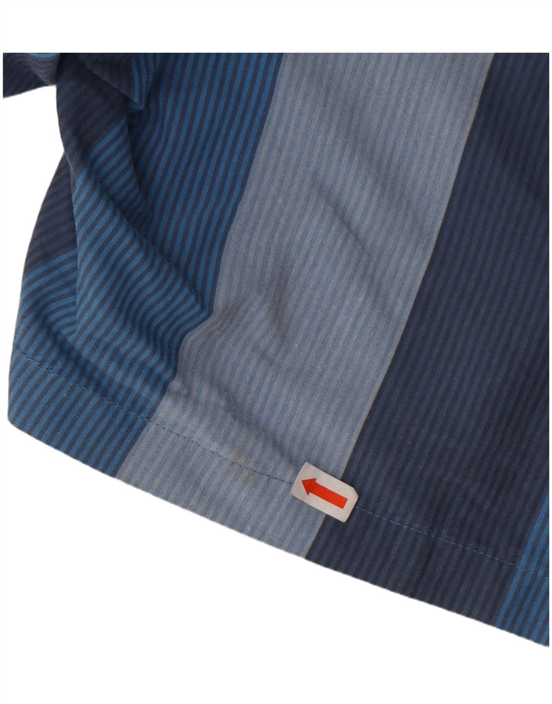 Lacoste Herren-Badeshorts, Größe 8 3XL, blau gestreift, Baumwolle