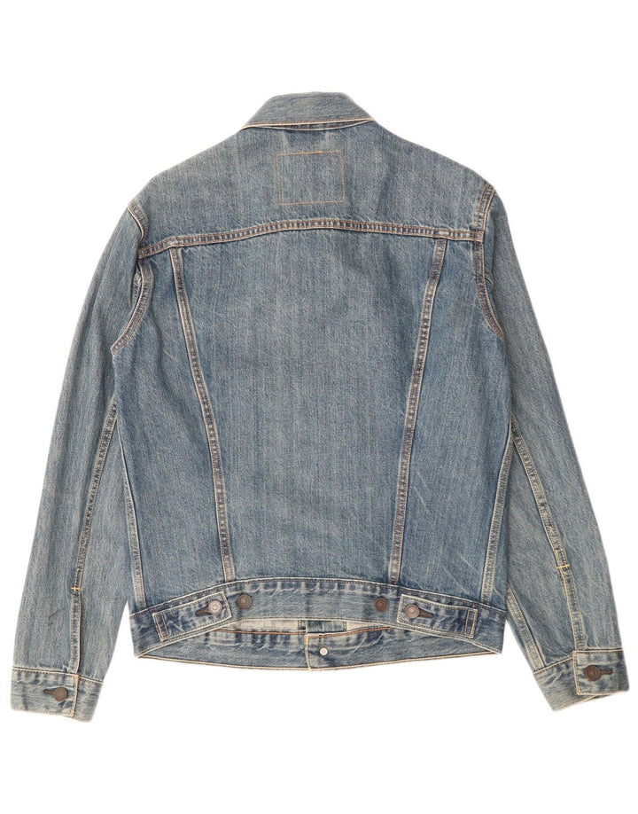 Levi's Herren Jeansjacke UK 36 Small Blaue Baumwolle