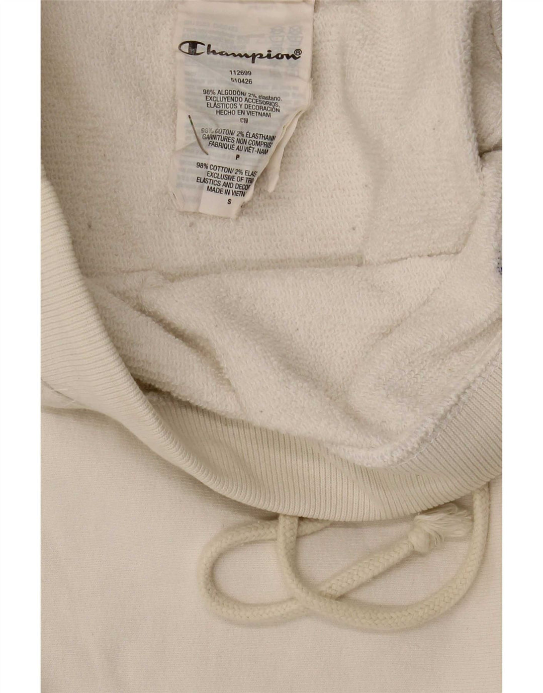 Champion Damenrock UK 10 Small Off White Cotton