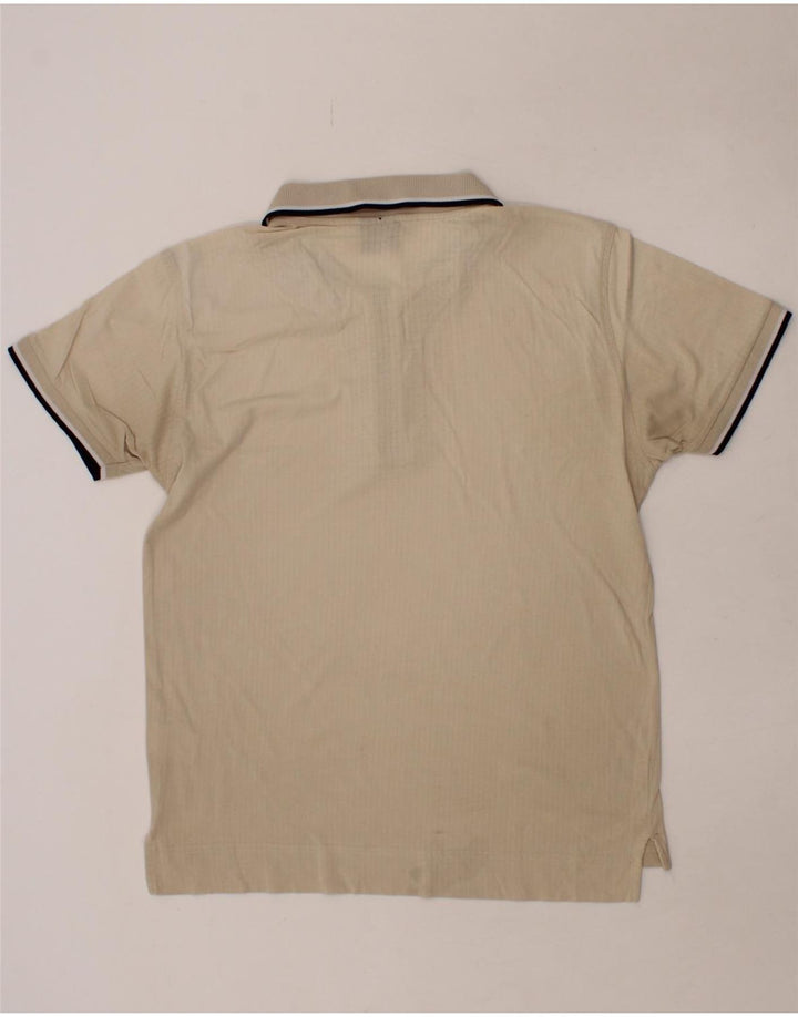 CHAMPION Mens Polo Shirt Medium Beige Cotton Vintage Champion and Second-Hand Champion from Messina Hembry 